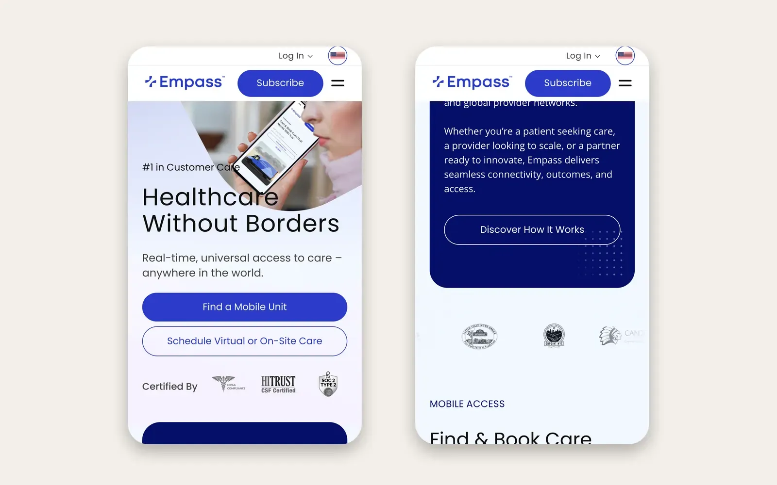 Empass on a phone